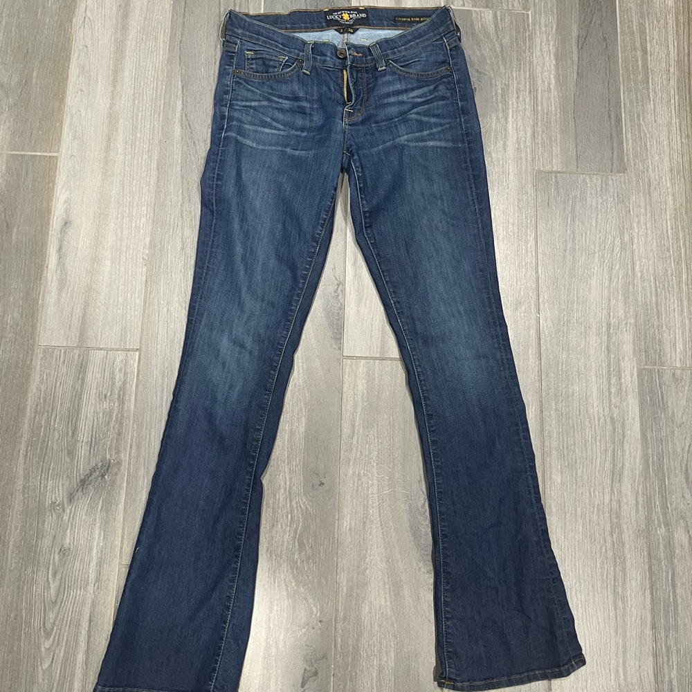 Lucky Brand baby bootcut blue jeans